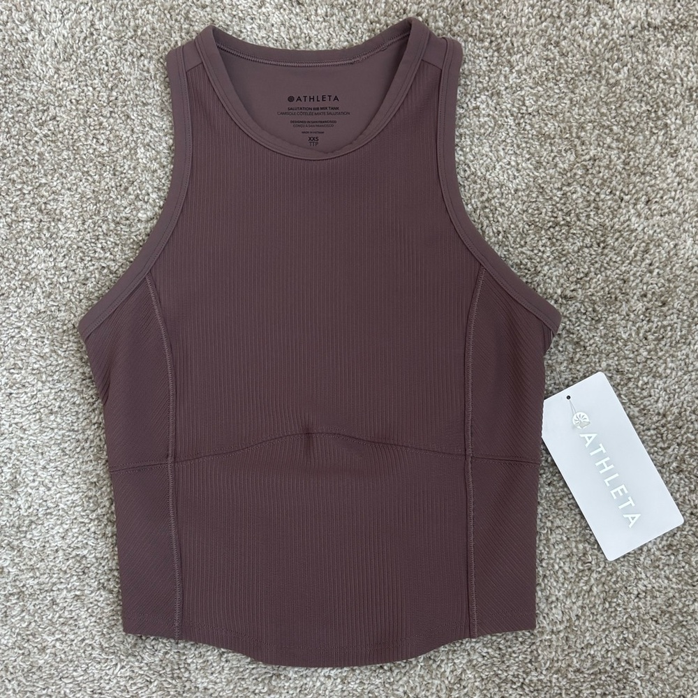 NWT Athleta Cropped Tank Top